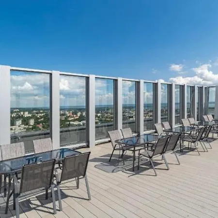Hanza Tower Deluxe Pool & Jacuzzi & Sauna 公寓 什切青